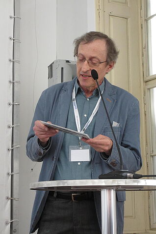 Opening Speech Norbert Bachleitner, Department of Comparative Literature, University of Vienna (Photo credit: Sandra Folie)